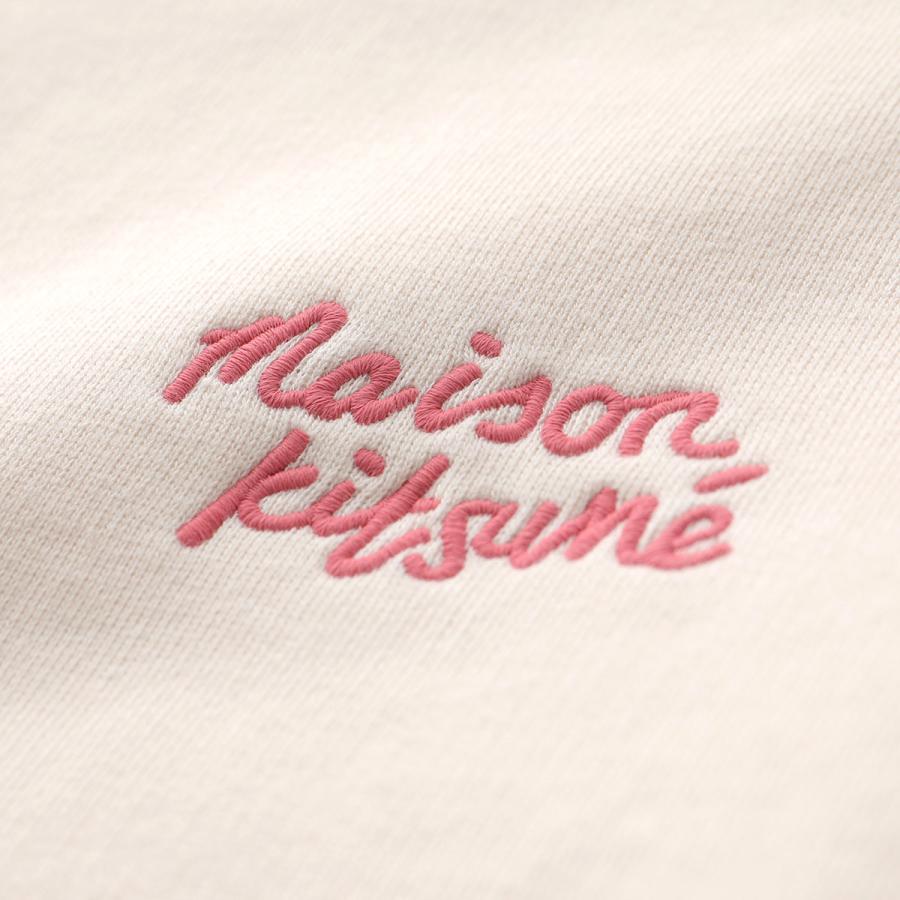 MAISON KITSUNE メゾンキツネ トレーナー MW00314KM0307 レディース スウェット 長袖 裏起毛 ロゴ刺繍 クルーネック FRESH-COTTON｜s-musee｜07