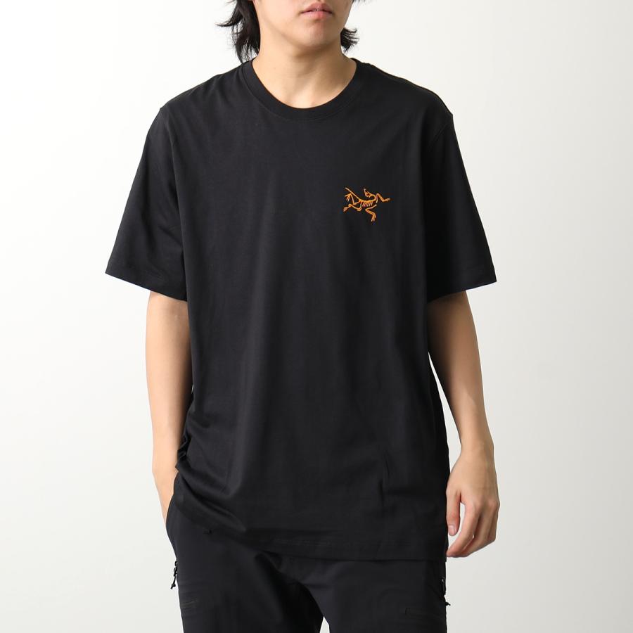 ARCTERYX アークテリクス 半袖 Tシャツ Arc' Multi Bird Logo SS M X000007747 メンズ ロゴ コットン クルーネック Black｜s-musee｜05