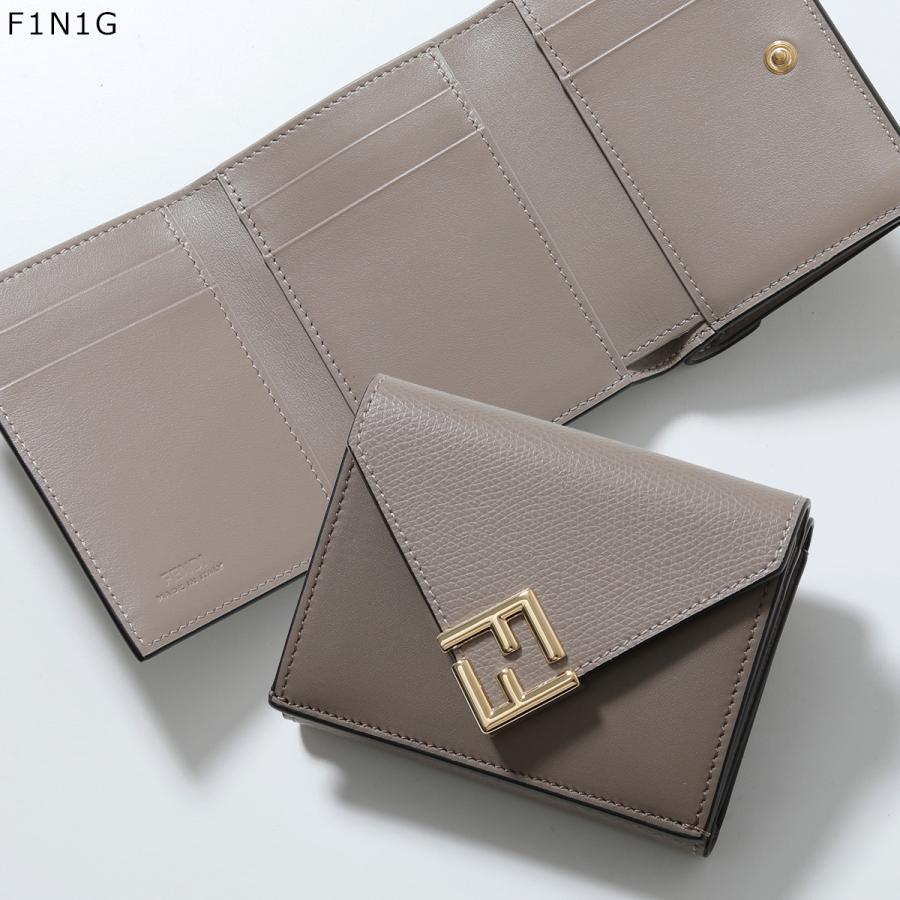 FENDI 三つ折り財布 グレージュ FENDI（フェンディ） 三つ折り財布 8M0480 ALV4 レディース FF