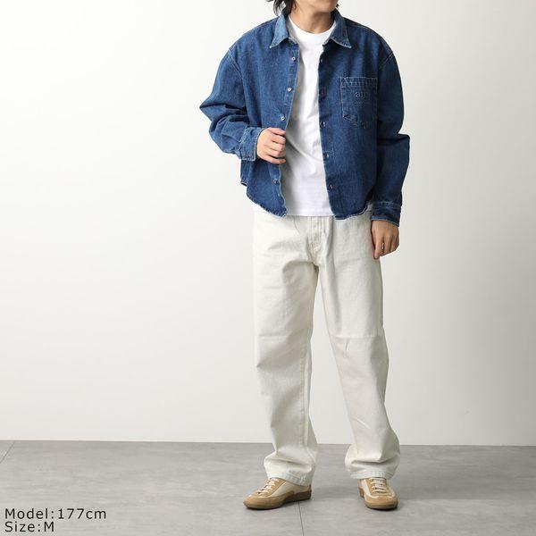 ami paris アミパリス デニム シャツ HSH136.DE0025 メンズ 長袖 ami paris アミパリス デニム シャツ HSH136.DE0025 メンズ 長袖