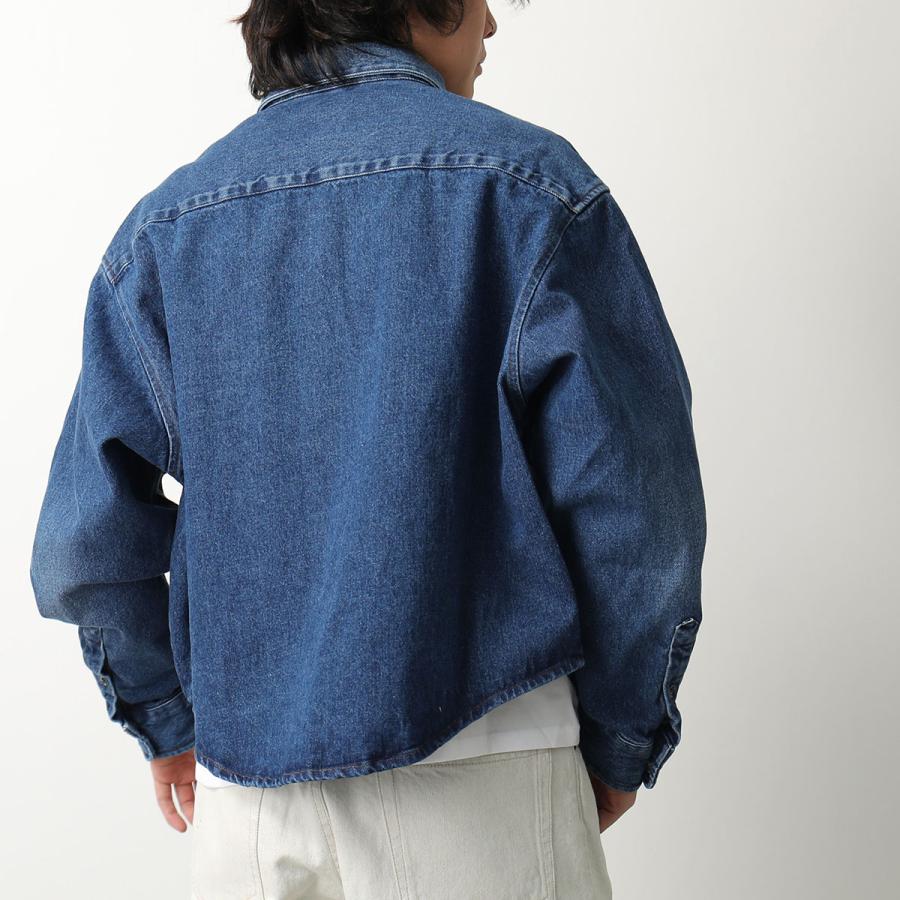 ami paris アミパリス デニム シャツ HSH136.DE0025 メンズ 長袖 ami paris アミパリス デニム シャツ HSH136.DE0025 メンズ 長袖