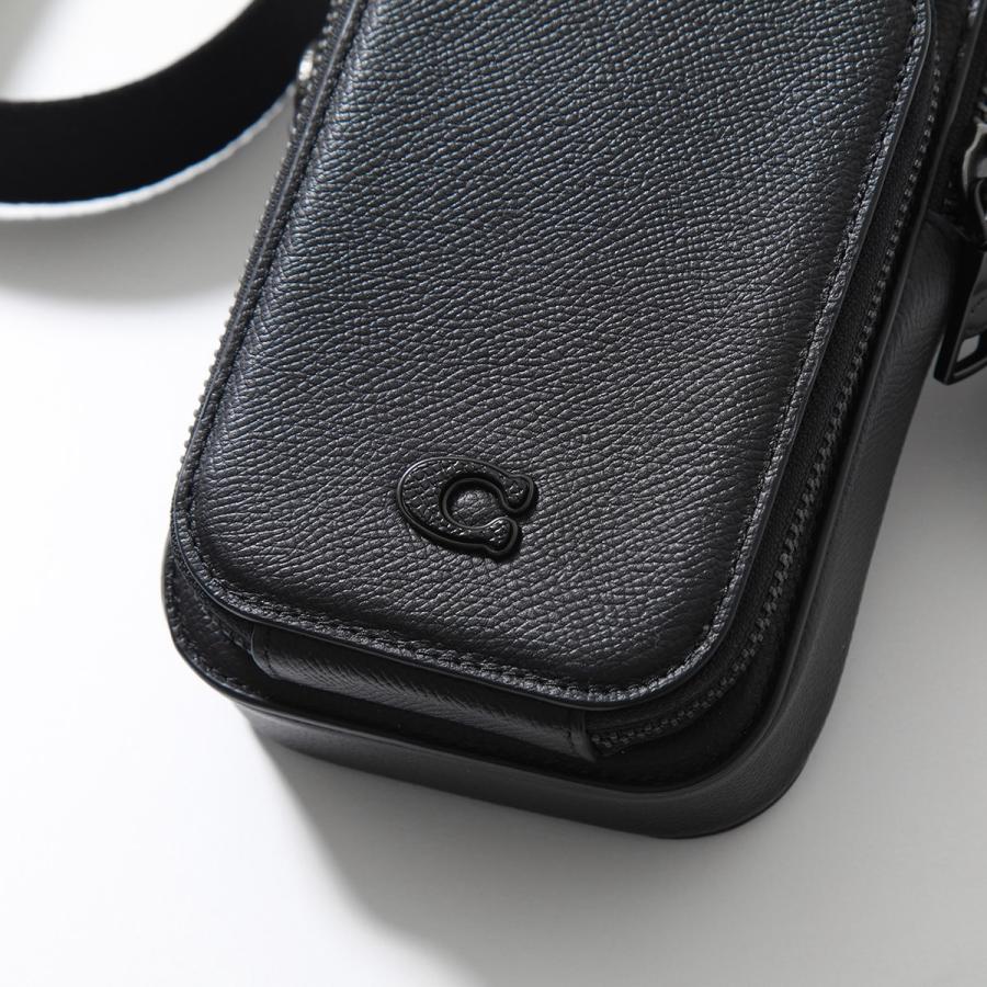 COACH コーチ ショルダーバッグ phone crossbody フォーン クロスボディ CP272 レディース フォンケース ポシェット レザー 鞄 Black｜s-musee｜11