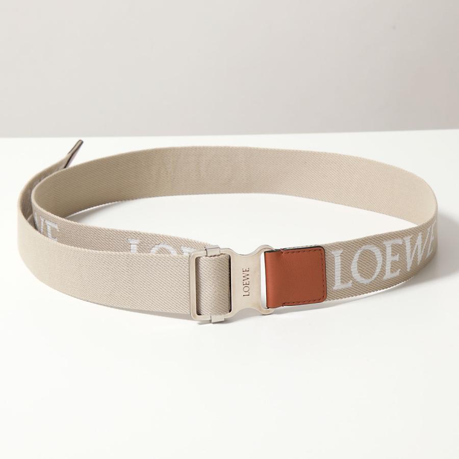 未使用　LOEWE アナグラムベルト　サンド/ゴールド　ベージュ アナグラム ベルト (グレインカーフ) ベージュ - LOEWE