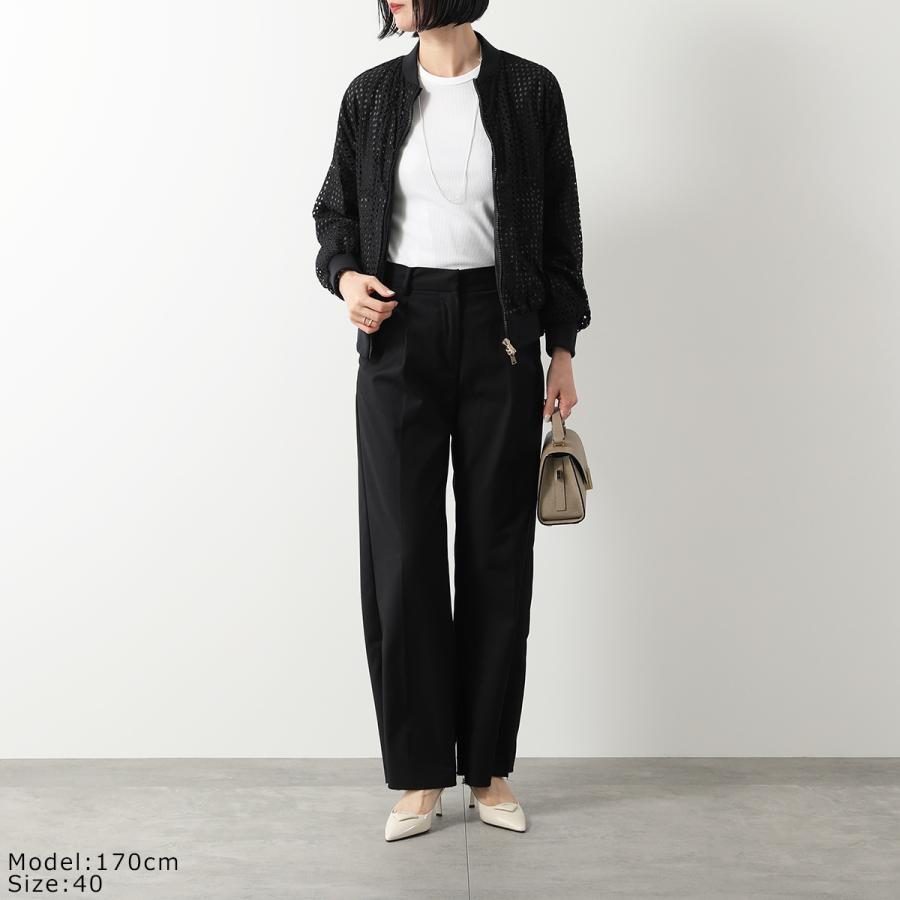 【美品】Herno ショートブルゾン 黒 42サイズ HERNO（ヘルノ） ジャケット GI000232D 12431S レディース ブルゾン