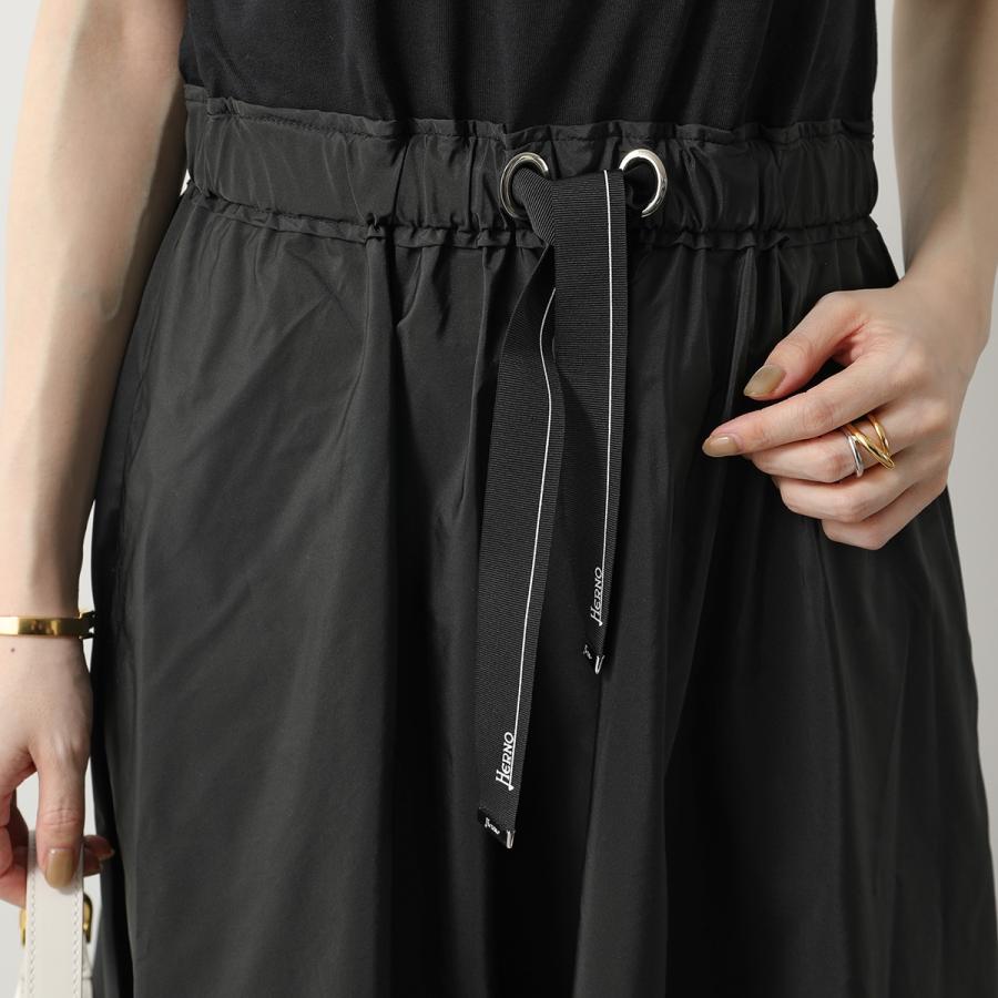 HERNO ヘルノ ワンピース AB000005D 52056 レディース 半袖 ドッキング  