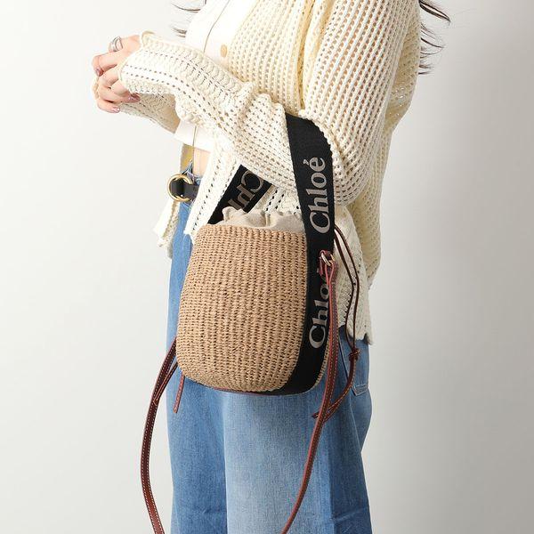 Chloe（クロエ） ハンドバッグ WOODY ウッディ スモールバスケット