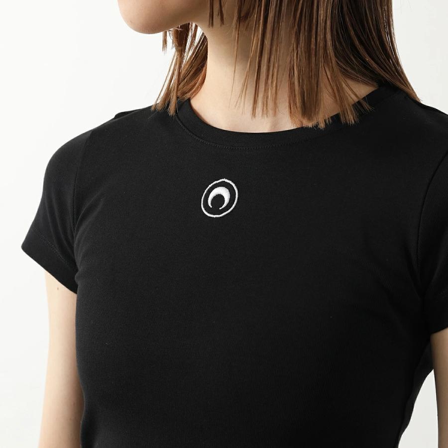 【はに】Marine Serre ブラック Tシャツ XS 美品 MARINE SERRE（マリーンセル） マリーン セル Tシャツ Moon Logo