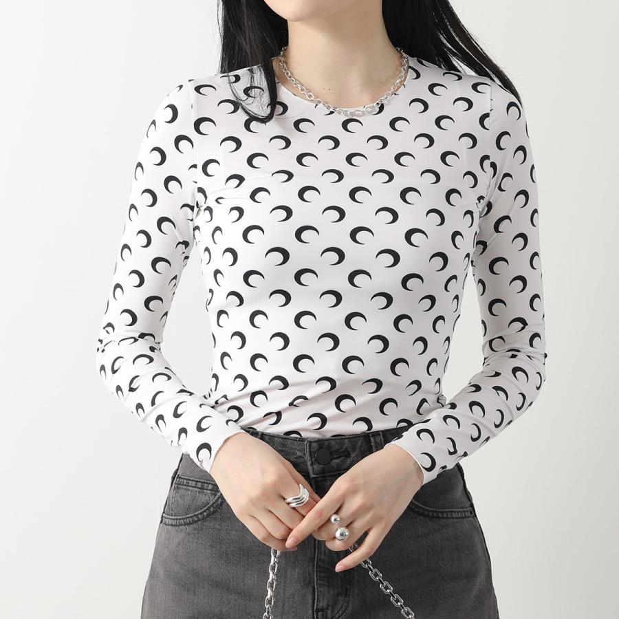 Marine Serre マリーン セル ロンT カットソー Moon Printed Jersey 