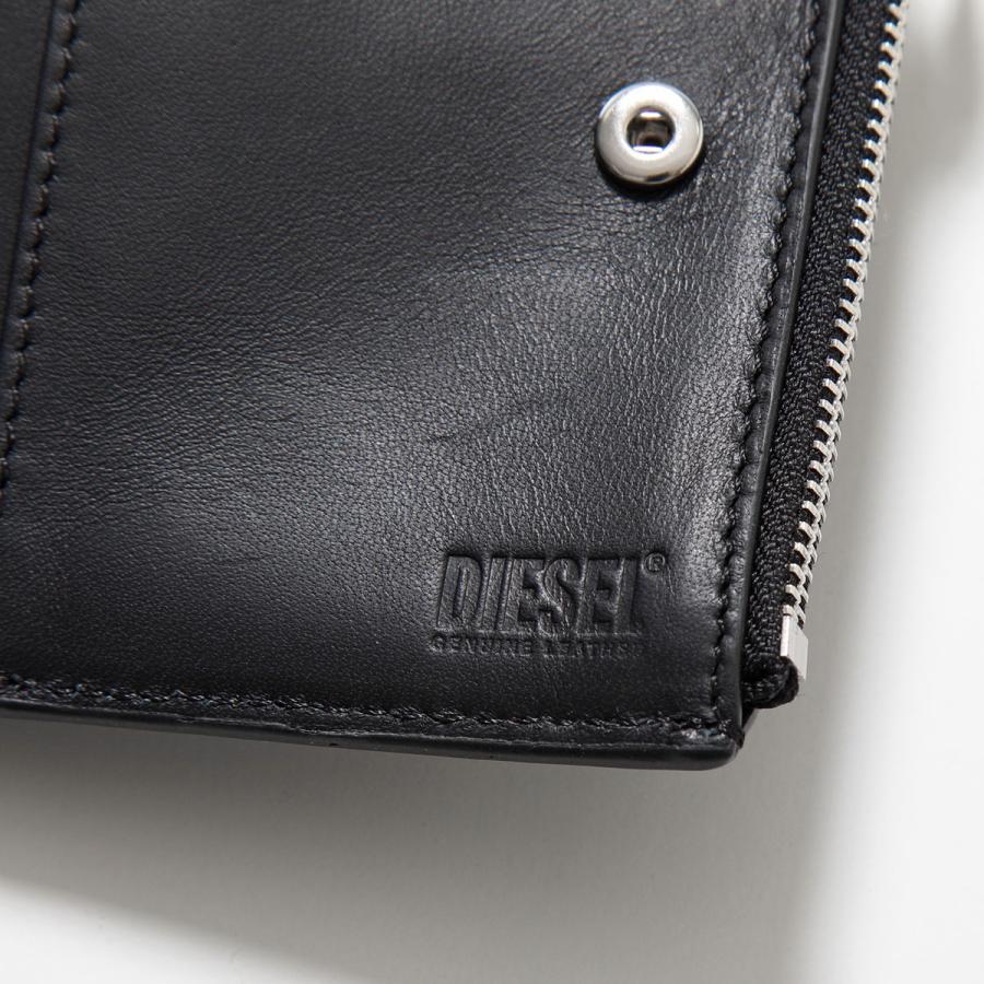 未使用　ディーゼル / DIESEL　レザー　二つ折り財布 DIESEL（ディーゼル） 二つ折財布 BI-FOLD ZIP X09738 P5470 メンズ