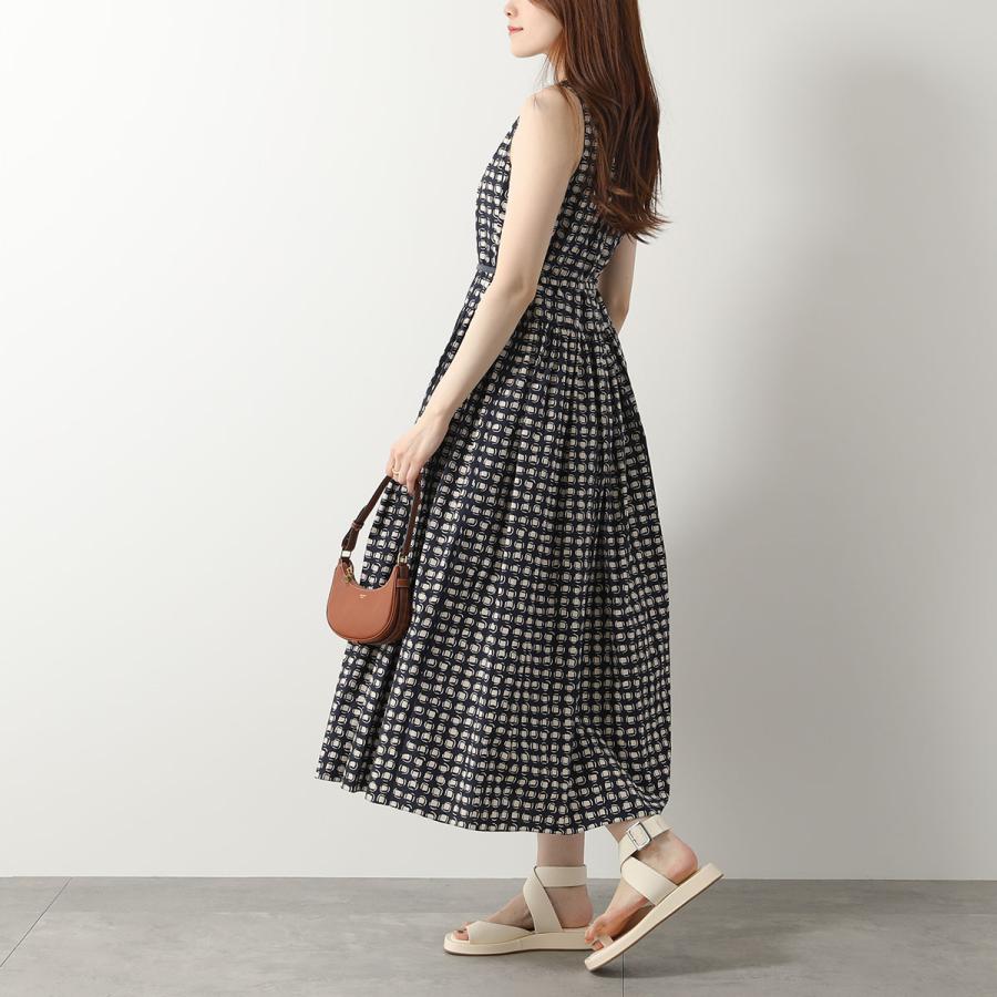 美品 Max Mara マックスマーラ パフスリーブ ワンピース ドレス 46 Max Mara Studio（マックスマーラステュディオ） マックスマーラ
