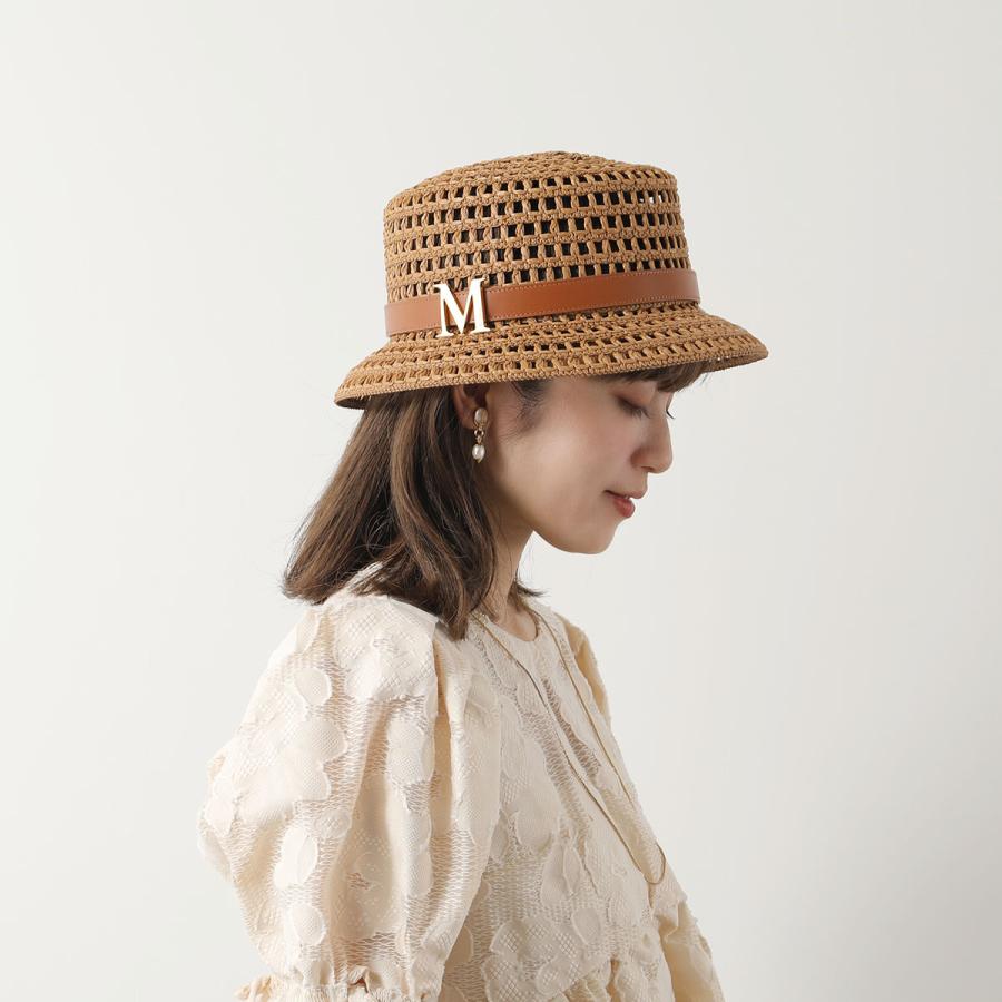 WEEKEND MaxMara クロッシェハット　ストローハット Max Mara（マックスマーラ） ハット UCCIO ウッチョ レディース