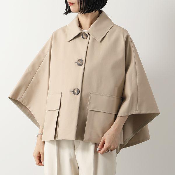 未使用 タグ付き マックスマーラ ケープコート 白タグ ポンチョコート Max Mara（マックスマーラ） ケープ FRED フレッド レディース