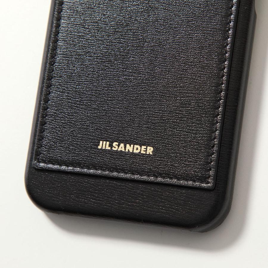 JIL SANDER ジルサンダー iPhone15 ケース J07VL0022 P6612 レディース レザー アイフォーンケース スマホケース カードポケット付き 001/BLACK｜s-musee｜04