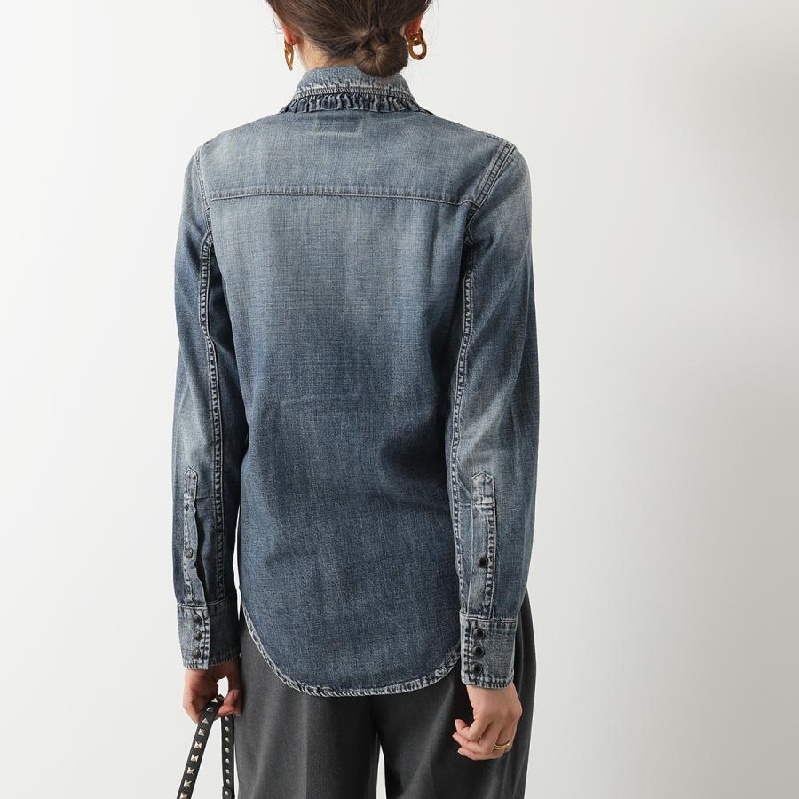 SAINT LAURENT サンローラン デニムシャツ 663871 Y24AA SAINT LAURENT サンローラン デニムシャツ 663871 Y24AA