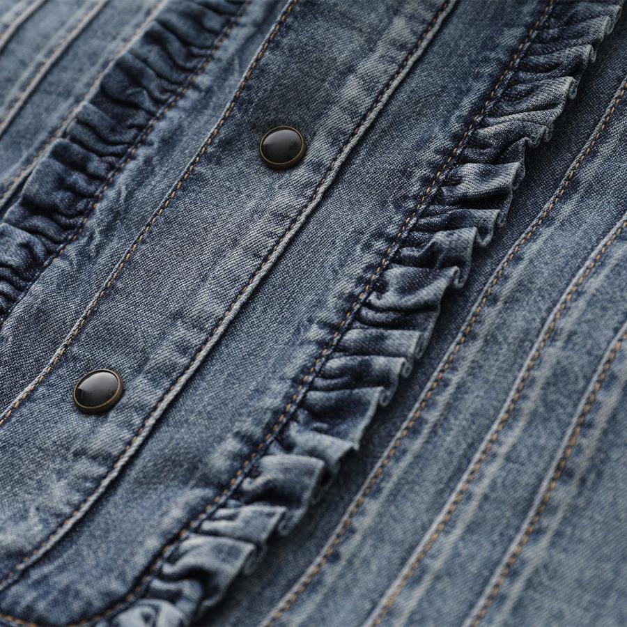 SAINT LAURENT サンローラン デニムシャツ 663871 Y24AA SAINT LAURENT サンローラン デニムシャツ 663871 Y24AA