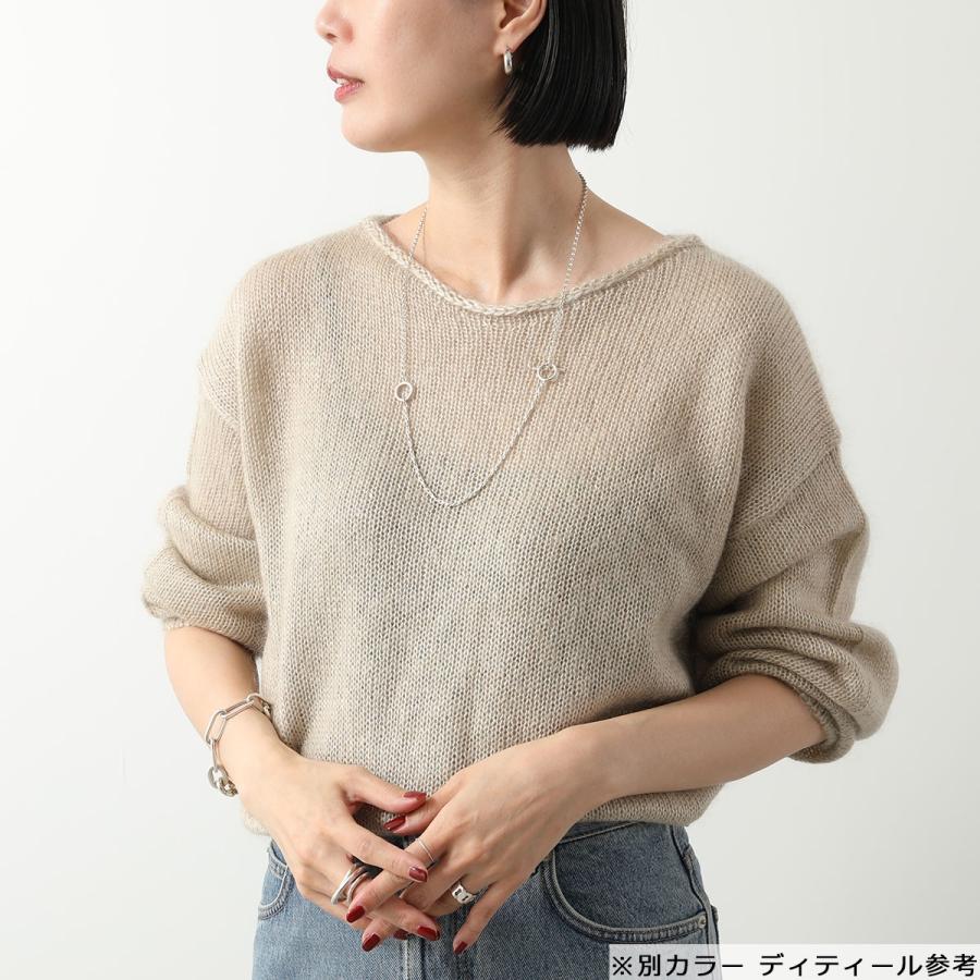 JIL SANDER ジルサンダー ピアス J11VG0003 P4865 レディース イヤリング フープ ロゴ シルバー925 710の画像