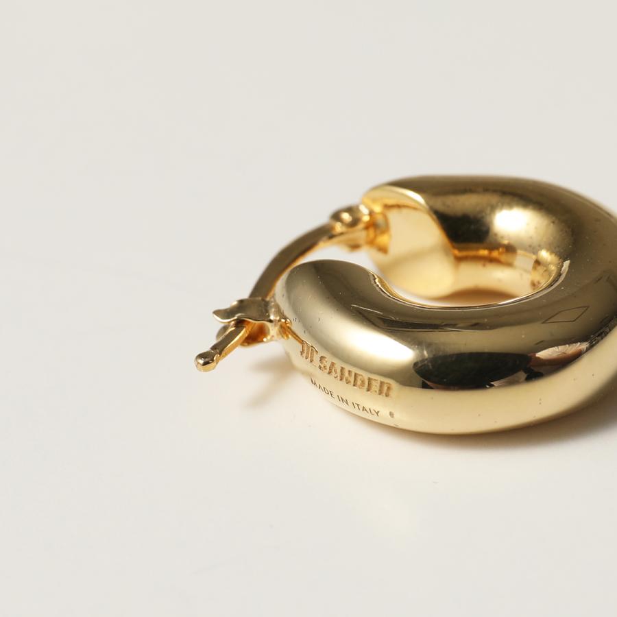 JIL SANDER ジルサンダー ピアス J11VG0003 P4865 レディース イヤリング フープ ロゴ シルバー925 710の画像