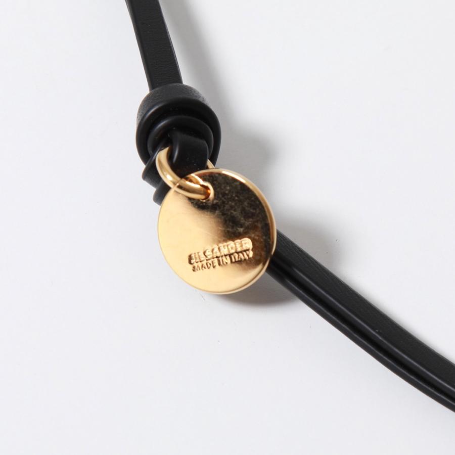 新品未使用品 JIL SANDER ブラックレザー キーホルダー キーリング □JILSANDER□ジルサンダー Tangle キーリング (Jil Sander/キーケース