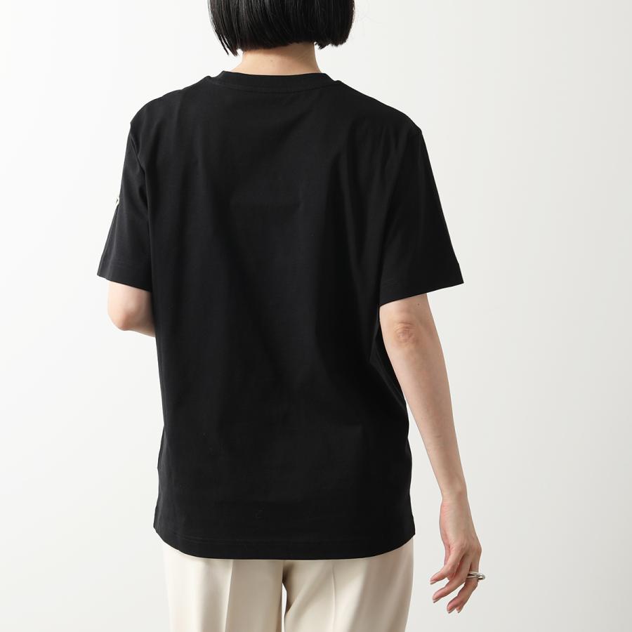 MONCLER モンクレール Tシャツ 8C00028 829HP レディース 半袖 クルーネック カットソー コットン スパンコール 刺繍 ロゴパッチ 999｜s-musee｜07