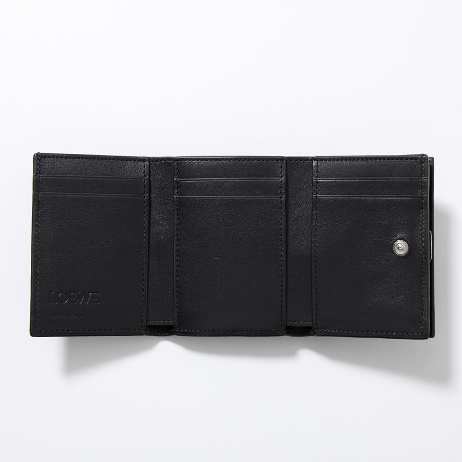 LOEWE ロエベ 三つ折り財布 C821TR2X08 ANAGRAM TRIFOLD WALLET レディース アナグラム トライフォールド ウォレット 1100/BLACK｜s-musee｜04