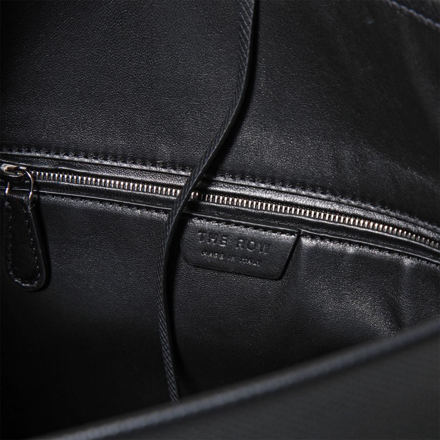 The Row Beltシリーズ レザー ハンドバッグ ブラック THE ROW（ザ ロウ） トートバッグ MEDIUM N/S PARK TOTE BELT W1588