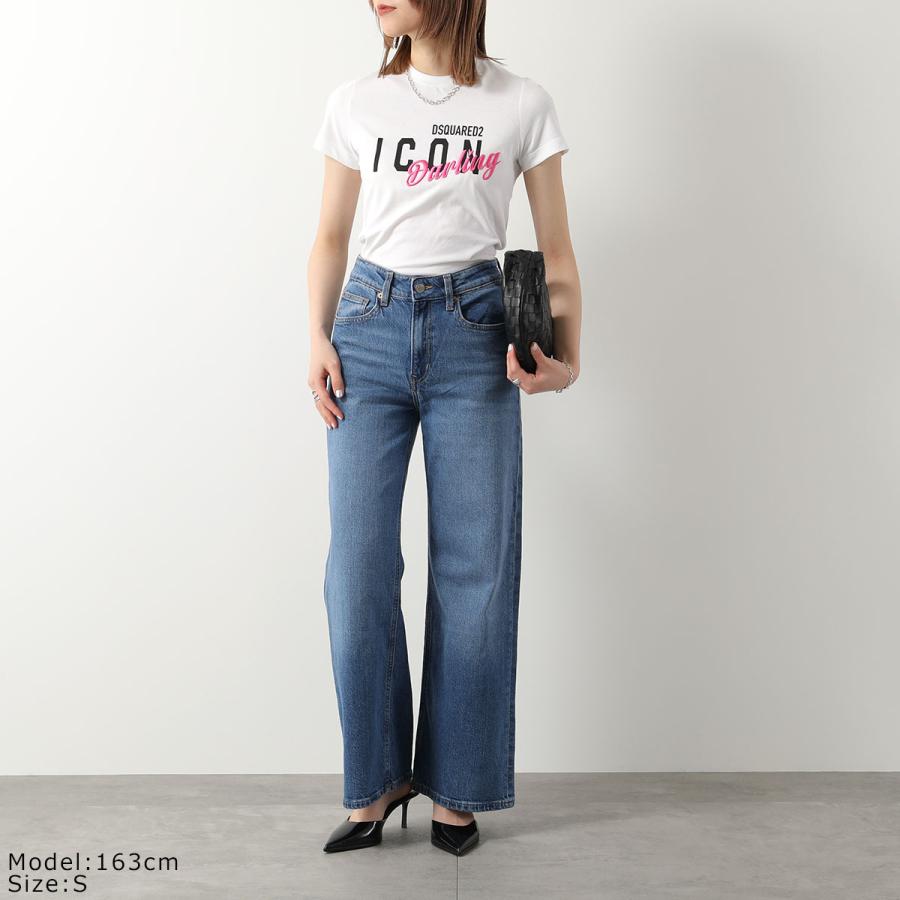 DSQUARED2 ディースクエアード Tシャツ ICON DARLING MINI FIT DSQUARED2 ディースクエアード Tシャツ ICON DARLING MINI FIT