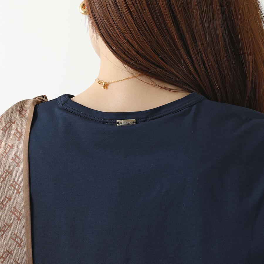 HERNO（ヘルノ） Tシャツ JG000219D 52003 レディース 半袖 クルー
