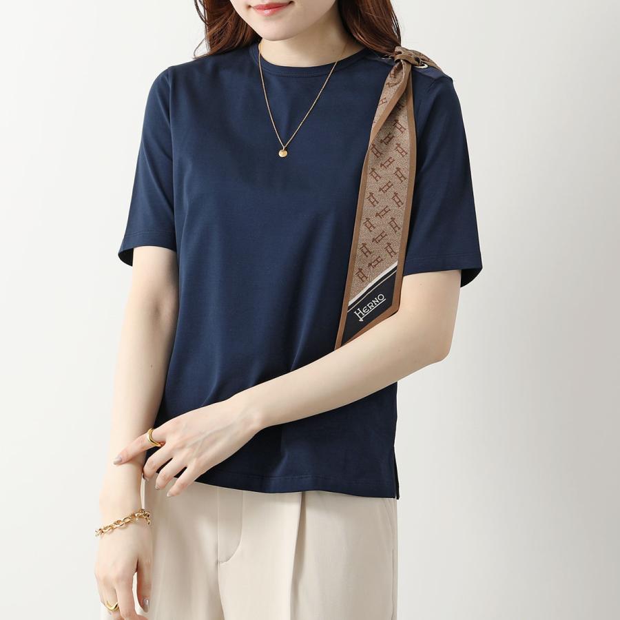 HERNO（ヘルノ） Tシャツ JG000219D 52003 レディース 半袖 クルー