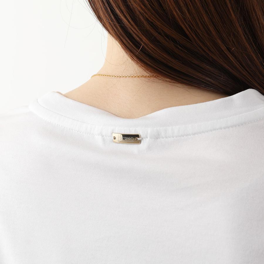 HERNO（ヘルノ） Tシャツ JG000226D 52006 レディース 七分袖 クルー