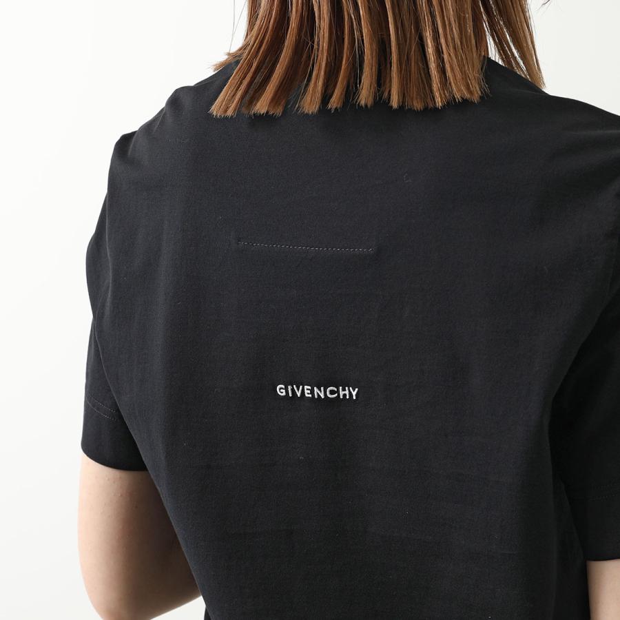 GIVENCHY ジバンシィ Tシャツ BM716G3YCD レディース 半袖 クルーネック コットン カットソー ちびロゴT 刺繍 4G カラー2色｜s-musee｜04