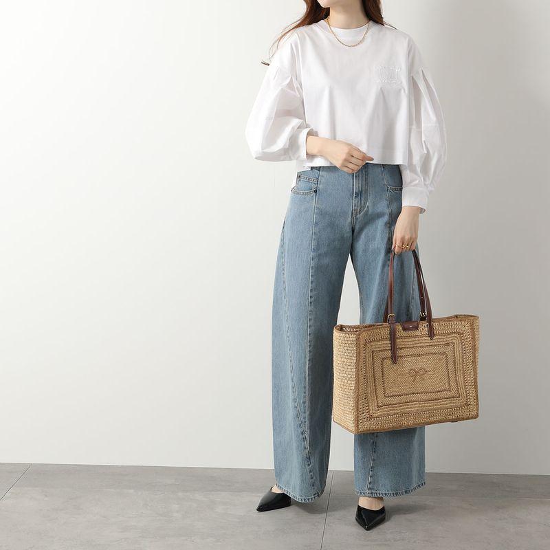 ANYA HINDMARCH（アニヤ・ハインドマーチ） かごバッグ E/W Bow Tote