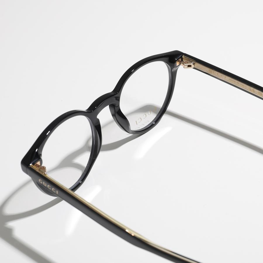 GUCCI（グッチ） メガネ GG0738O メンズ ボストン型 めがね 眼鏡 ロゴ