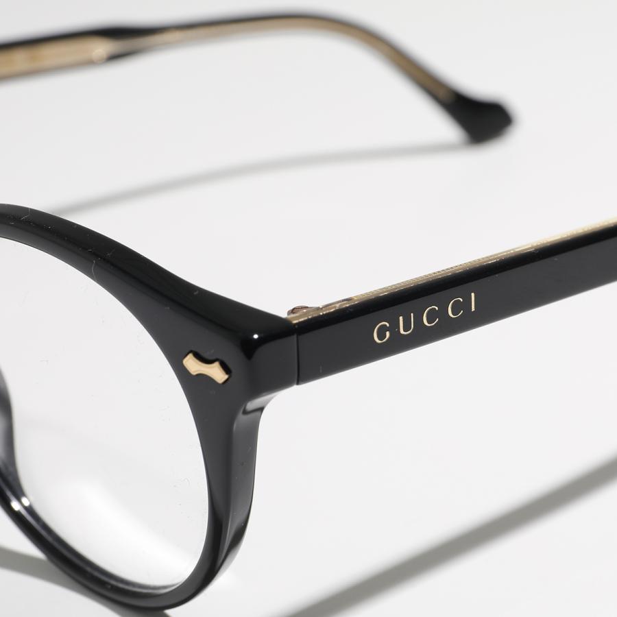 GUCCI（グッチ） メガネ GG0738O メンズ ボストン型 めがね 眼鏡 ロゴ