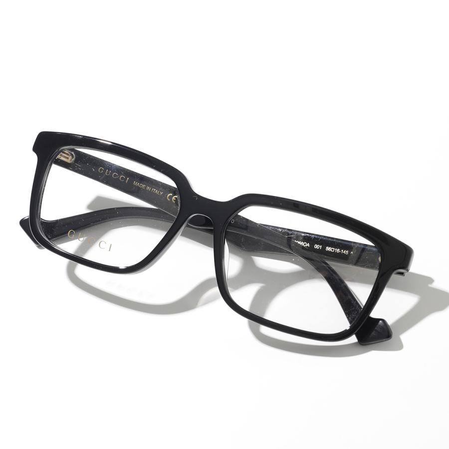 GUCCI（グッチ） メガネ GG0966OA メンズ スクエア型 めがね 眼鏡 ロゴ