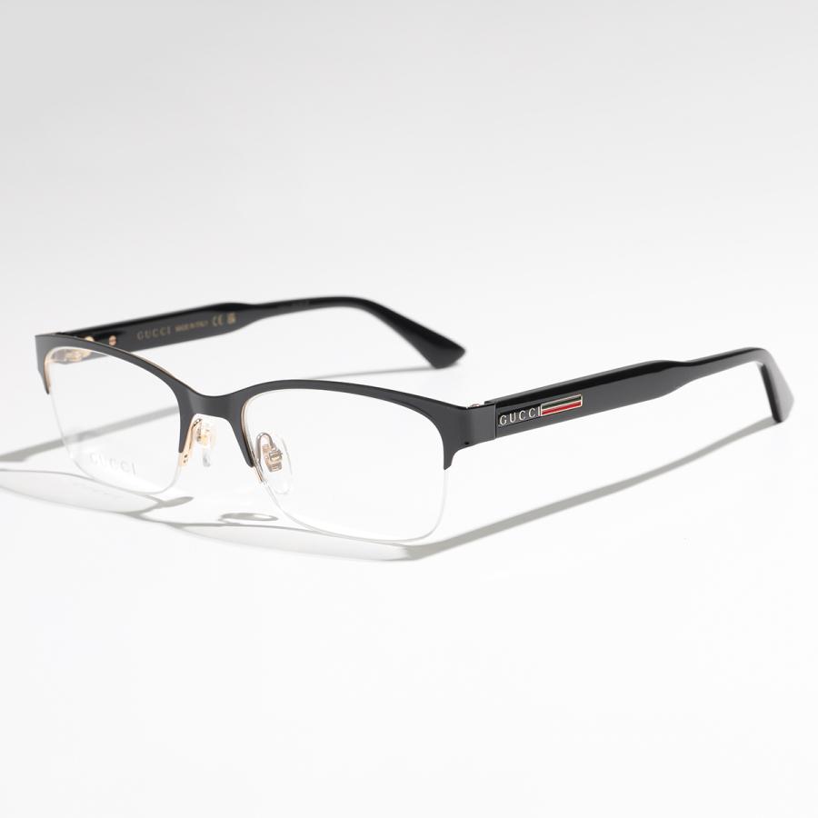 GUCCI 度入りメガネ GUCCI（グッチ） メガネ GG0828O メンズ スクエア型 めがね 眼鏡 ロゴ