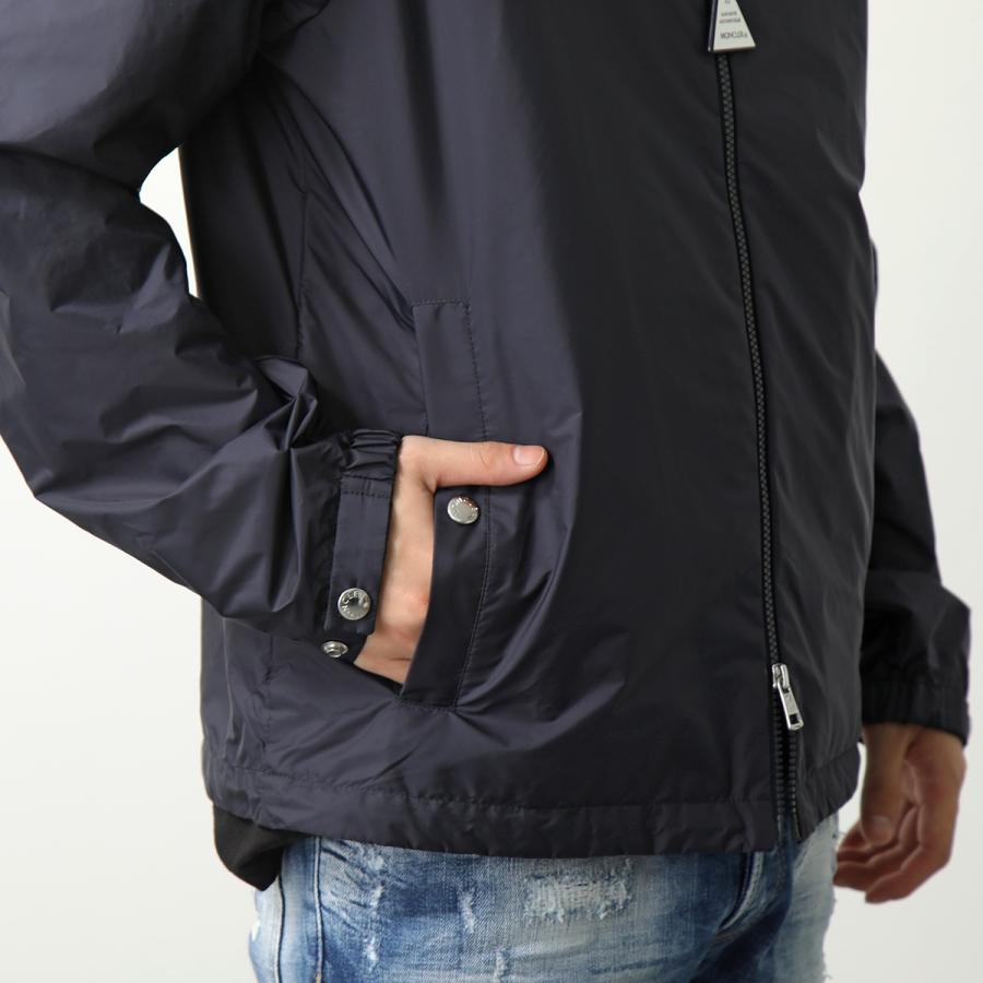 MONCLER モンクレール ジャケット ETIACHE 1A00196 5968E 1A00101 5968E メンズ パーカー フード付き ナイロン ジップアップ アイコンパッチ 撥水加工の画像