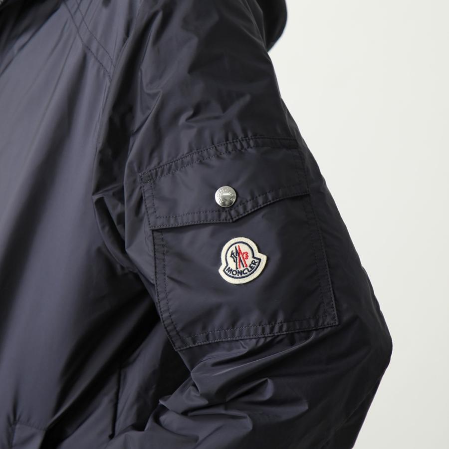 MONCLER モンクレール ジャケット ETIACHE 1A00196 5968E 1A00101 5968E メンズ パーカー フード付き ナイロン ジップアップ アイコンパッチ 撥水加工の画像