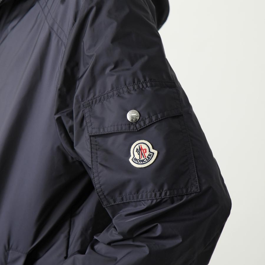 MONCLER モンクレール ジャケット ETIACHE 1A00101 5968E メンズ パーカー フード付き ナイロン ジップアップ アイコンパッチ 撥水加工 カラー2色｜s-musee｜11