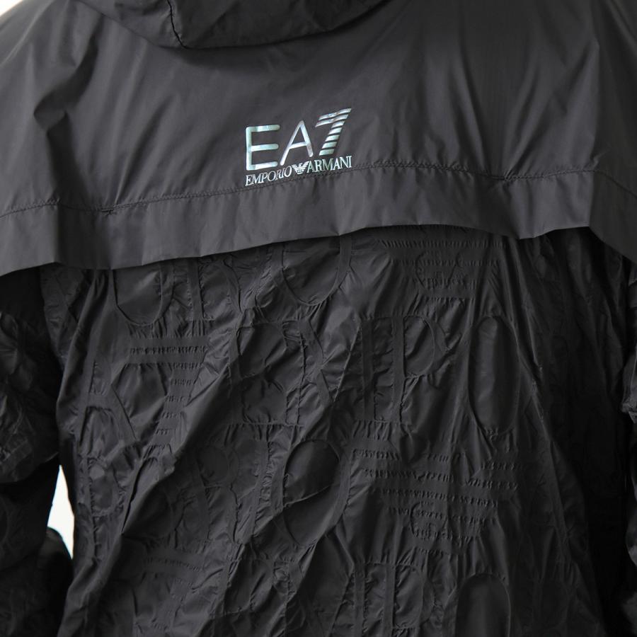 EA7 EMPORIO ARMANI エアセッテ エンポリオアルマーニ セットアップ 3DPV13 PNFIZ メンズ ジップアップジャケット+ジョガーパンツ 1200/BLACK｜s-musee｜07