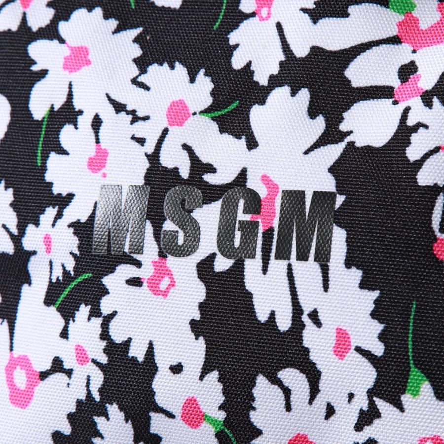 MSGM花柄ハンドバッグ 取り外しストラップ付き MSGM花柄ハンドバッグ 取り外しストラップ付き