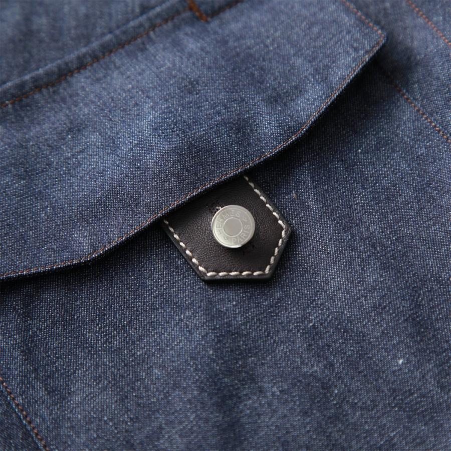 HERMES（エルメス） デニムシャツ H456200HE6039 メンズ 半袖