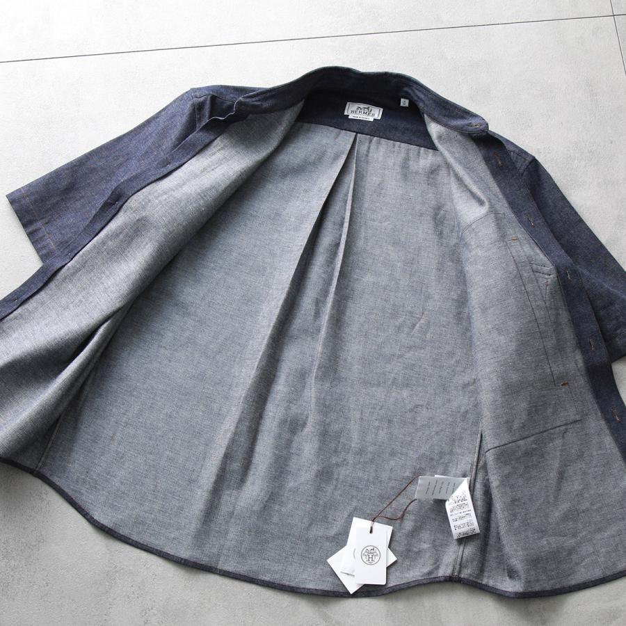 HERMES（エルメス） デニムシャツ H456200HE6039 メンズ 半袖