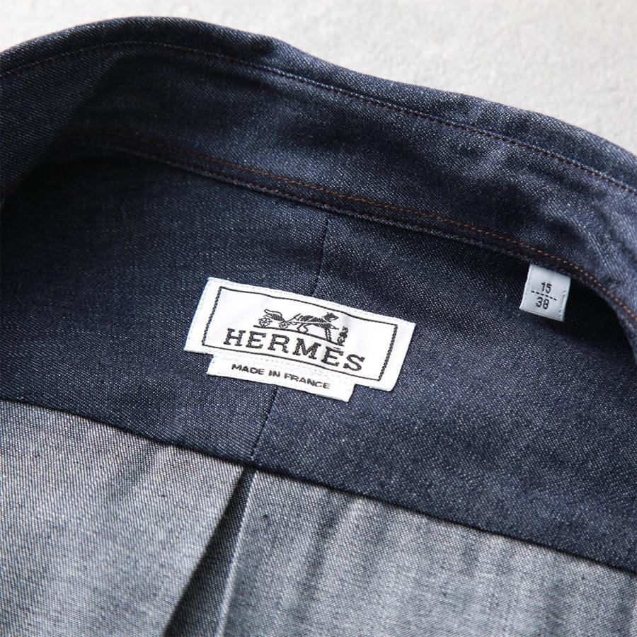HERMES（エルメス） デニムシャツ H456200HE6039 メンズ 半袖