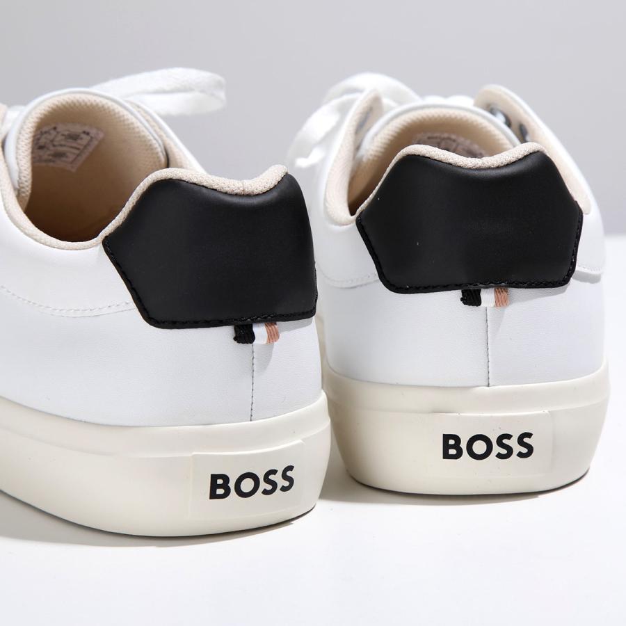 HUGO BOSS ヒューゴボス スニーカー 50512366 メンズ ローカット カップソール コントラストバンド ロゴ 靴 カラー2色｜s-musee｜09