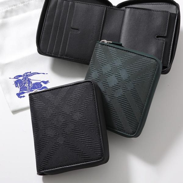 新品未使用☆バーバリー ケース ジップアラウンドレザーウォレット BURBERRY（バーバリー） ラウンドファスナー二つ折り財布 MS ZIP