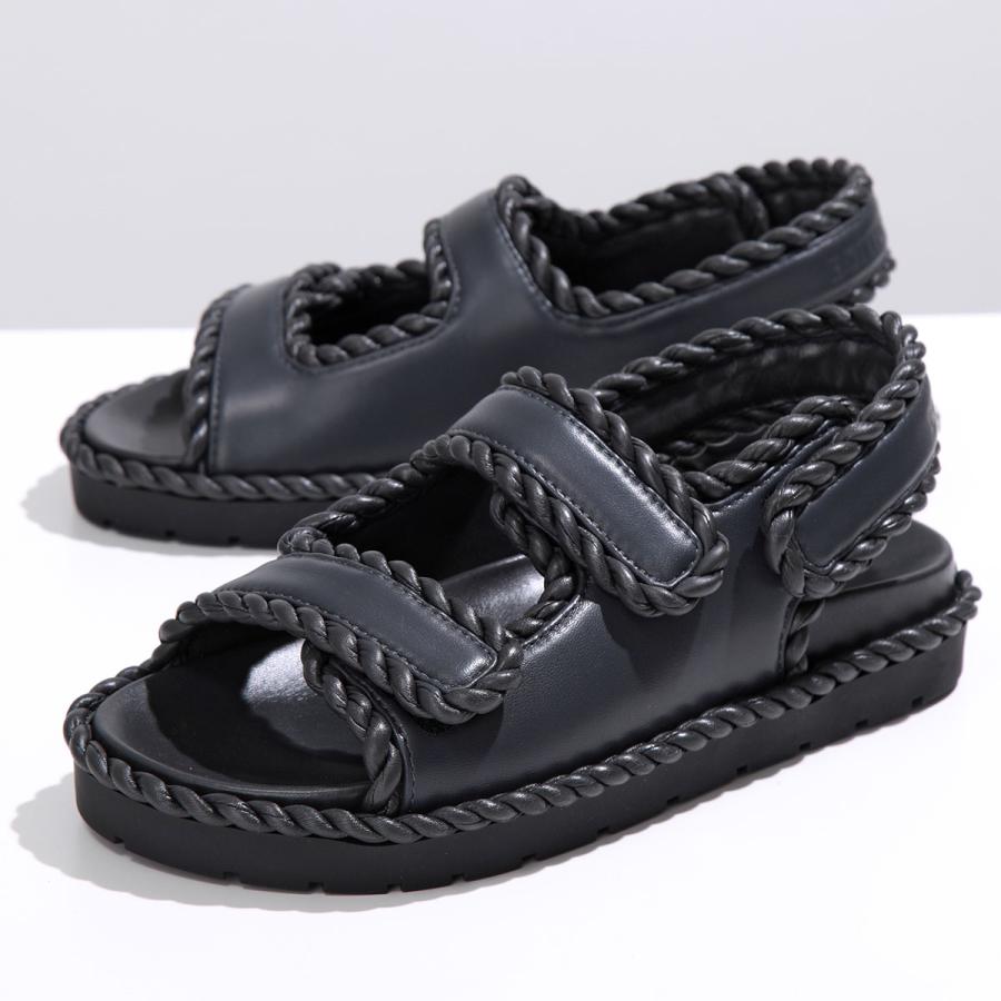 BOTTEGA VENETA ボッテガヴェネタ サンダル JACK ジャック 775343 VBSD0 レディース レザー スリングバック ダブルベルト シューズ 靴 2015/ARDOISE｜s-musee｜09