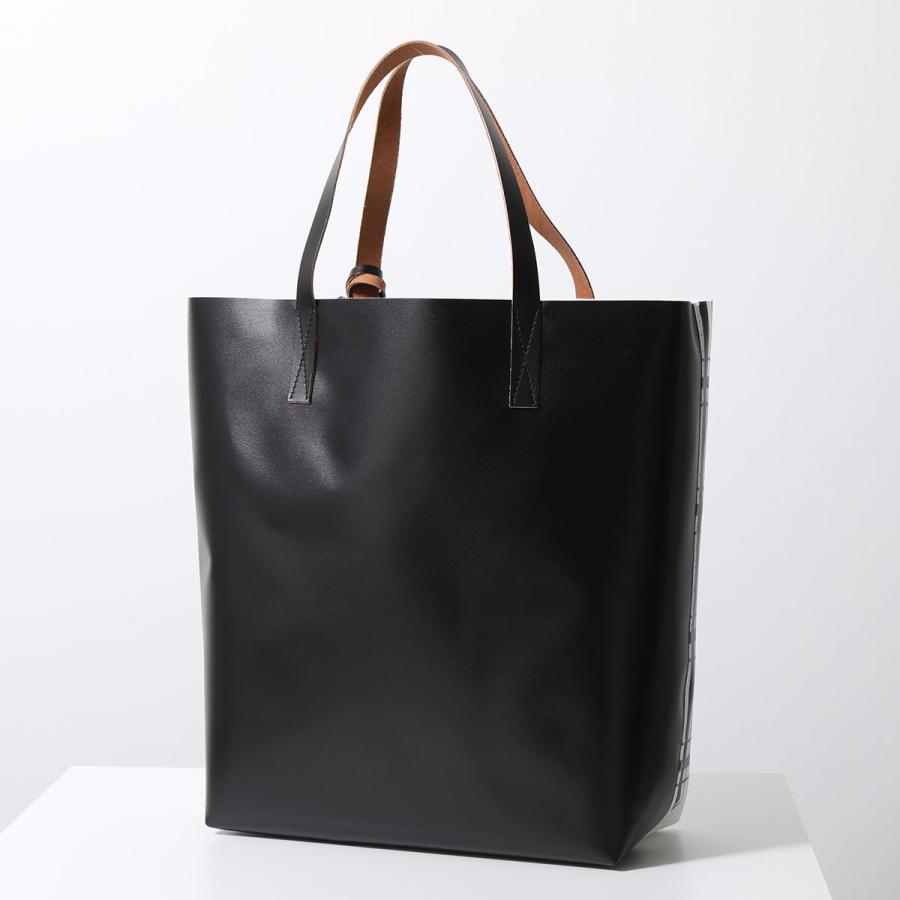 マルニ トートバッグ SHMP0104A2 P6052 メンズ バイカラー チェック柄 ロゴ 鞄 ZO651 【コーデュロイ】