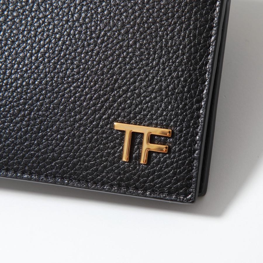 トムフォード 小型財布 TOM FORD（トムフォード） 二つ折り財布 YT278 LCL158G メンズ レザー