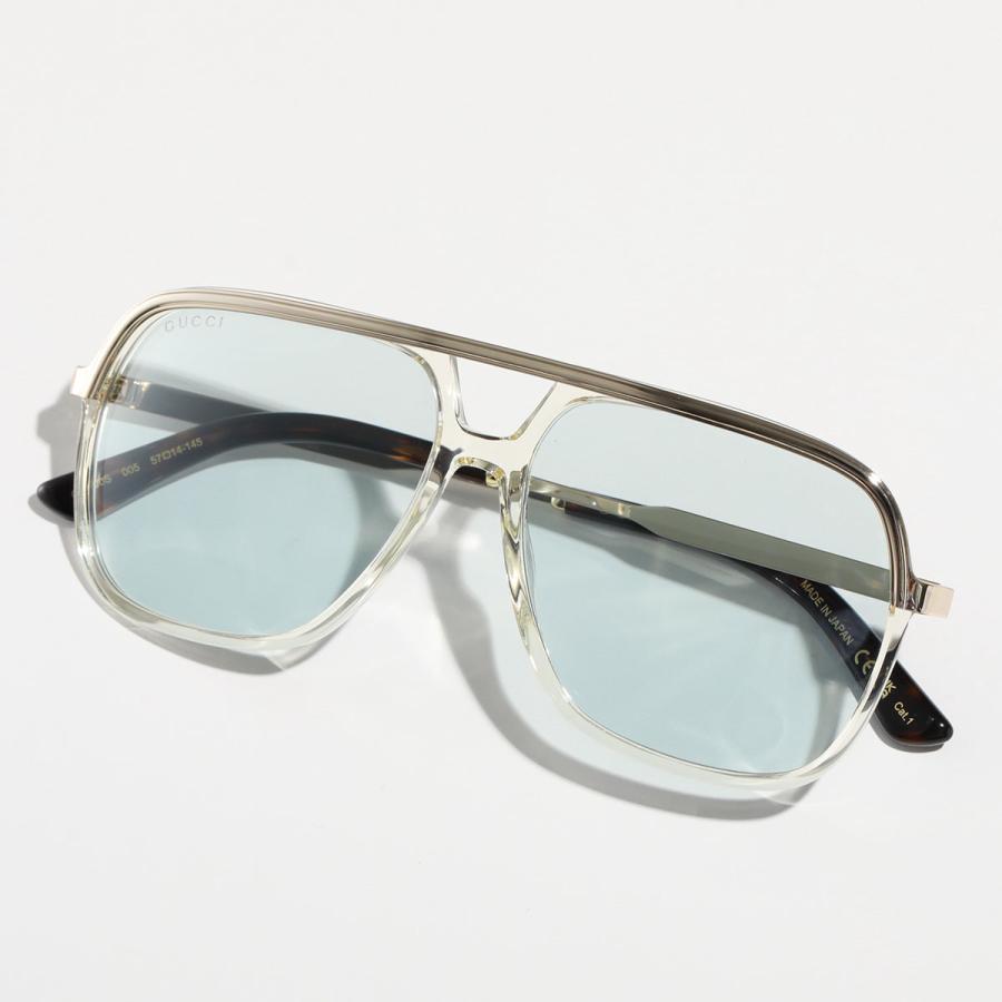 GUCCI（グッチ） サングラス GG0200S メンズ ティアドロップ型 GGロゴ