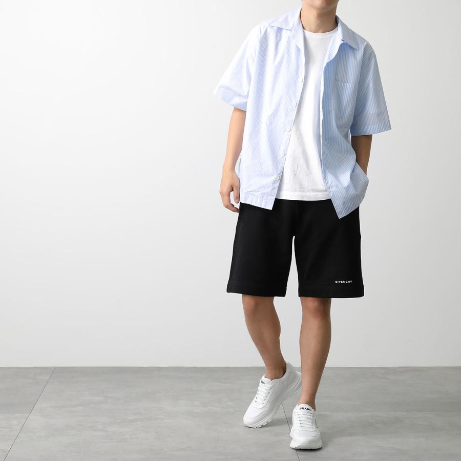 PRADA プラダ 半袖 シャツ UCS406 14JS メンズ ピンストライプ PRADA プラダ 半袖 シャツ UCS406 14JS メンズ ピンストライプ